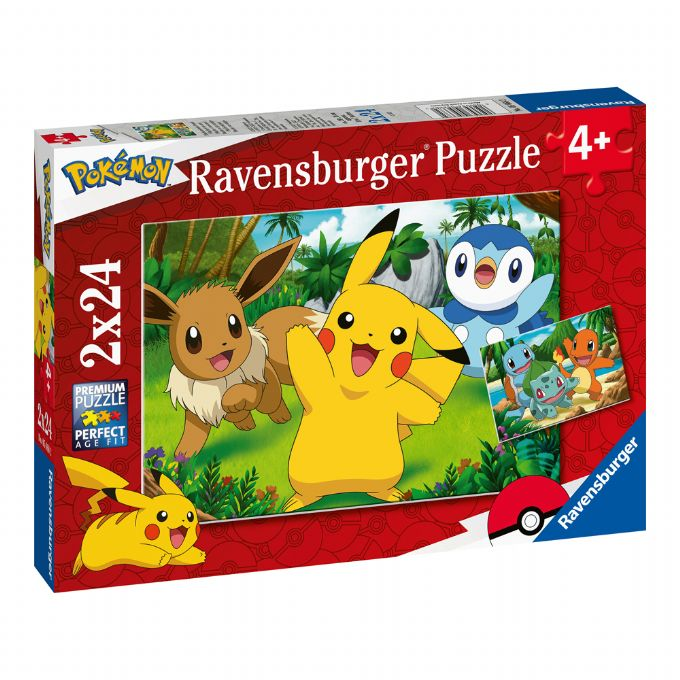 Pokemon puzzle 2x24 pieces version 1