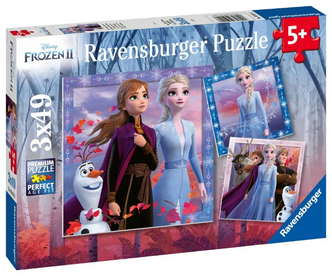 Frozen 2 puzzle 3x49p version 1