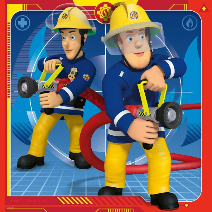 Feuerwehrmann Sam Puzzle 3x49  version 3
