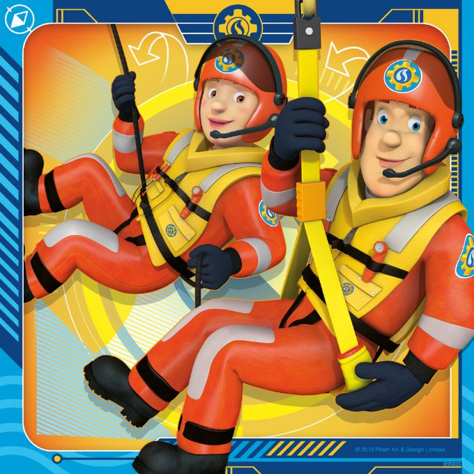Feuerwehrmann Sam Puzzle 3x49  version 5