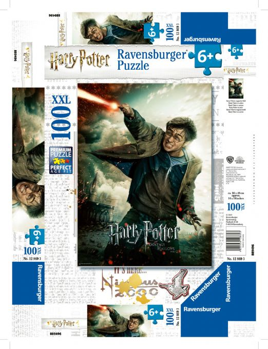 Harry Potter puslespil 100 brikker version 1