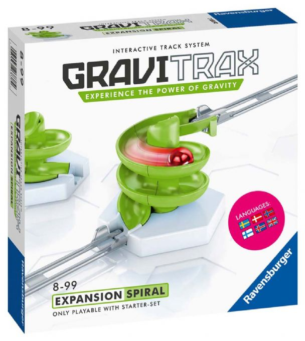 Gravitrax-spiraali version 1