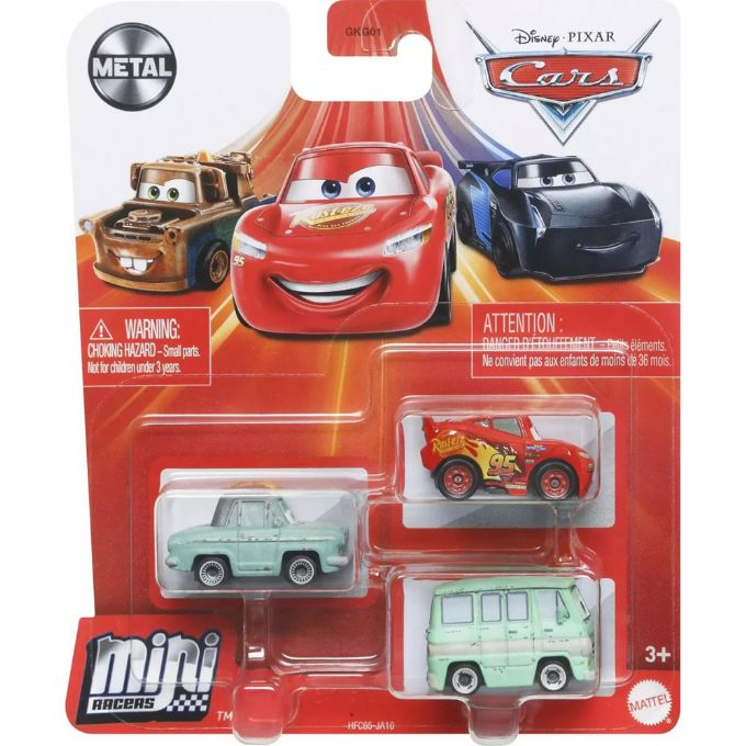 Cars Mini Racerbiler 3 pack version 1