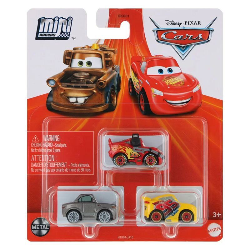 Cars Mini Racerbiler 3 pack