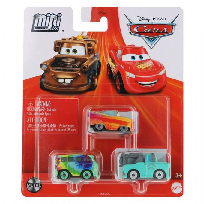 Cars Mini Racerbiler 3 pack