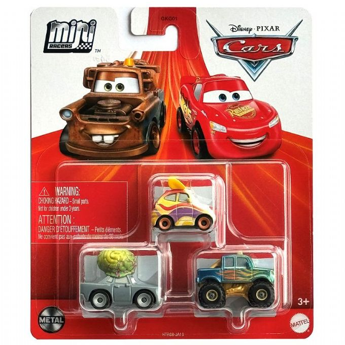 Cars Mini Racerbiler 3 pack