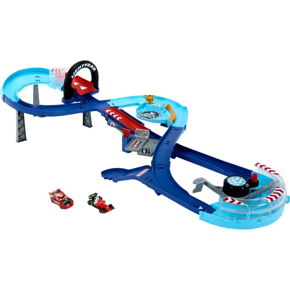 Cars Racers Cup Jumping Raceway Disney Race Tracks HXJ32