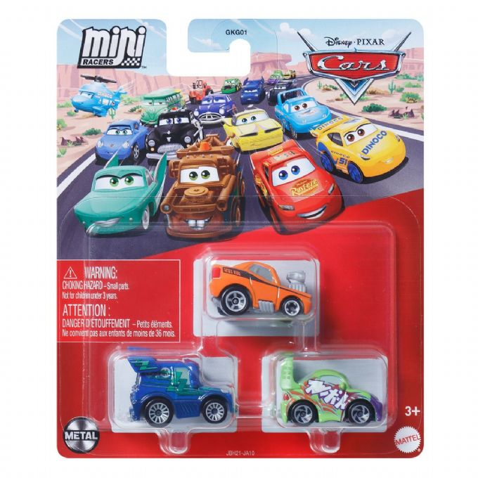 Biler Mine racerbiler 3-pakning version 1