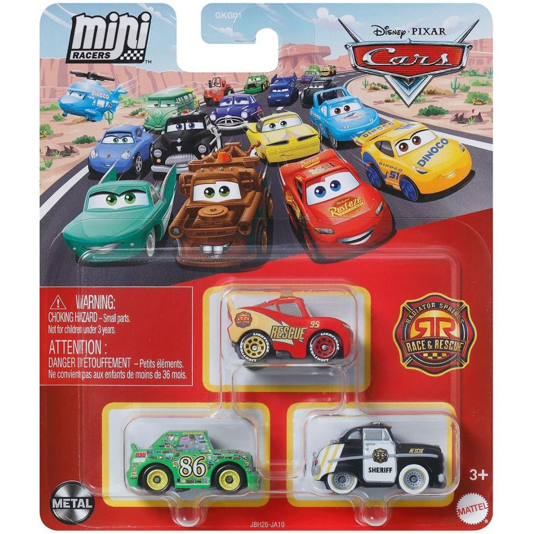 Cars Mini Racerbiler 3 pack