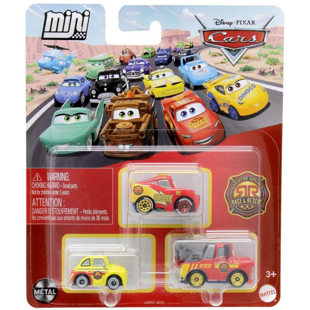 Cars Mini Racerbiler 3 pack