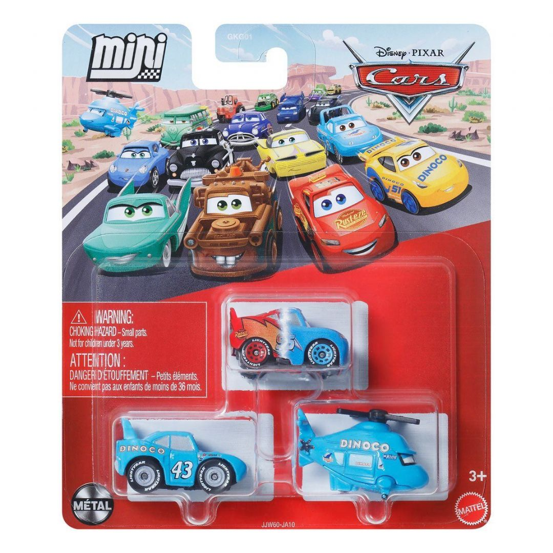 Cars Mini Racerbiler 3 pack