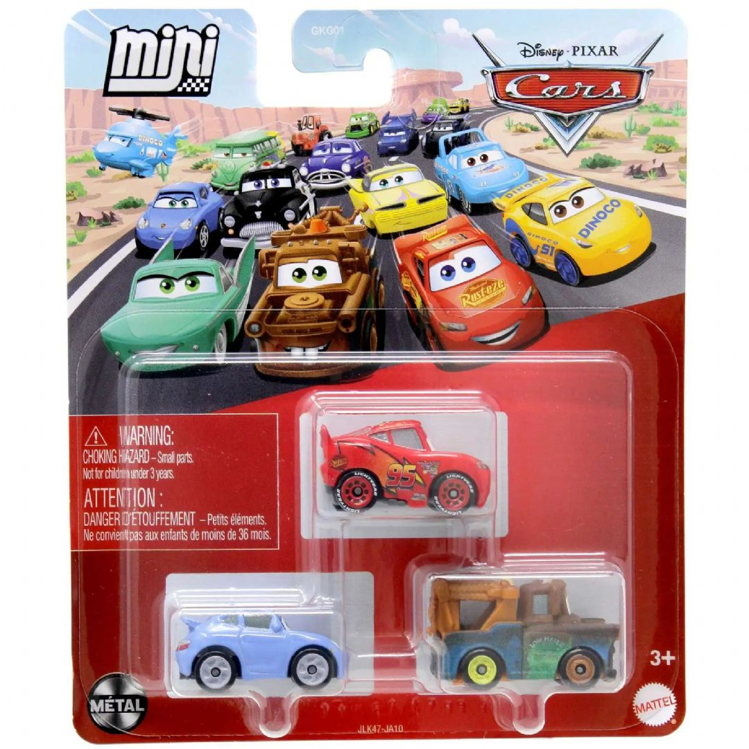 Cars Mini Racerbiler 3 pack