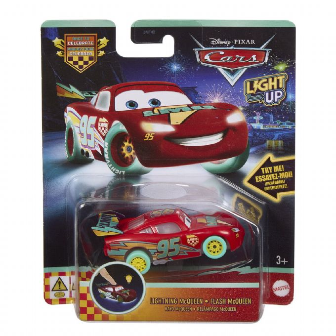 Disney Cars Lynet McQueen Lysende Bil version 2
