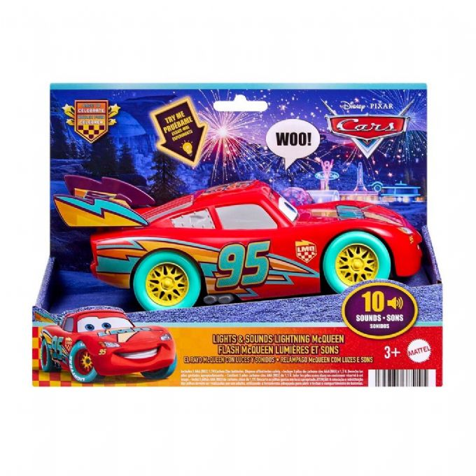 Pixar Cars Salama McQueen Ajovalot ja äänet version 2