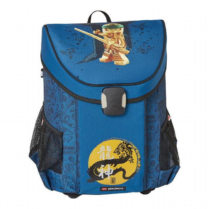 Lego Ninjago Gold/Blue School Bag Set version 3
