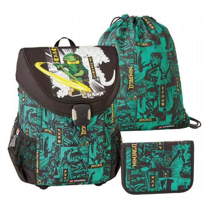 Lego Ninjago Green School Bag Set version 1