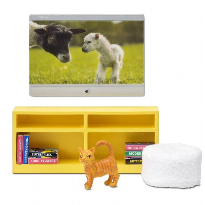 Lundby TV and pillow version 1