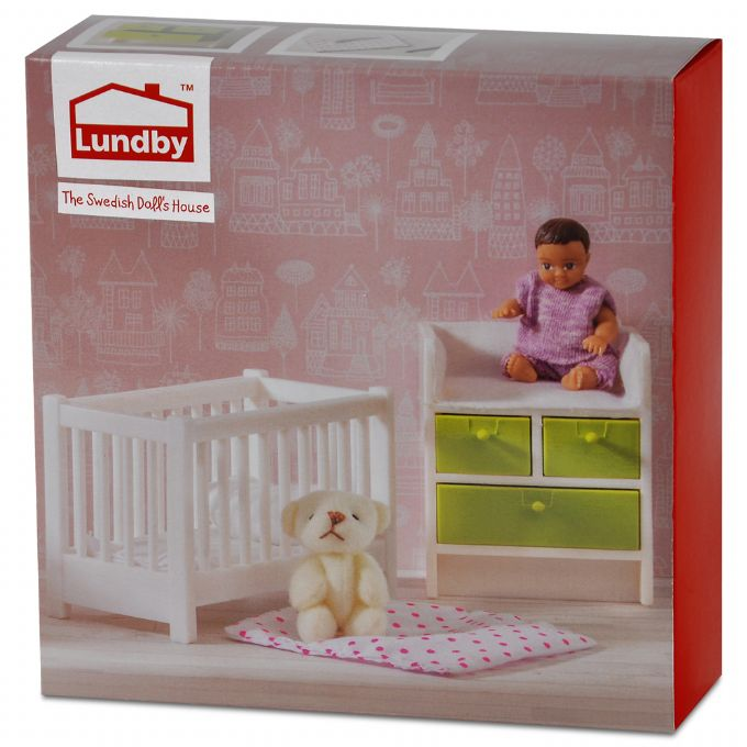 Lundby crib & changing table version 2