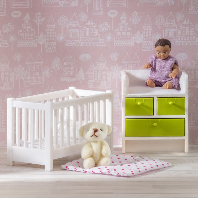 Lundby crib & changing table version 3