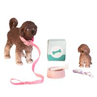 Lundby kæledyr med 1 hund + hvalp