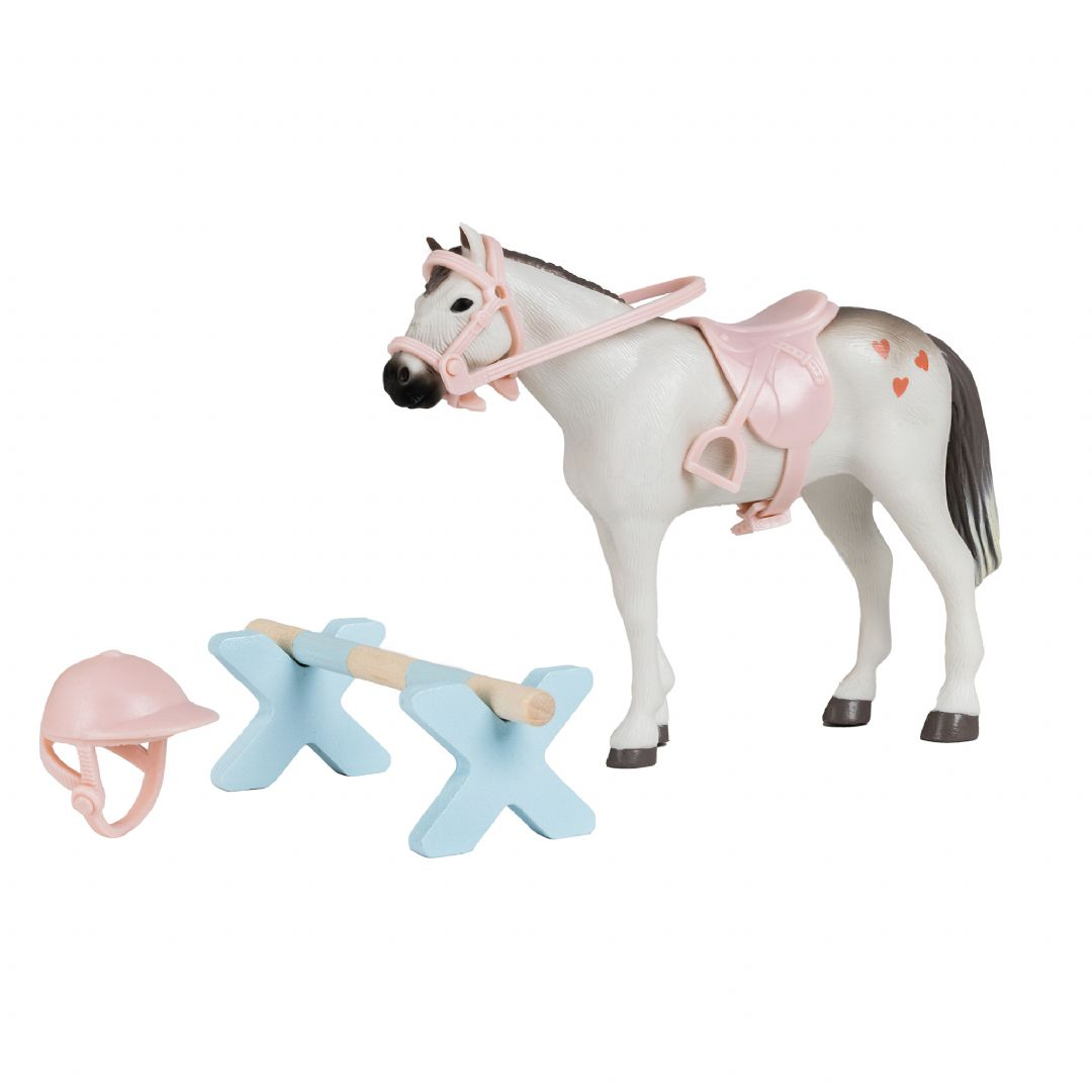 Lundby Hest med rideudstyr
