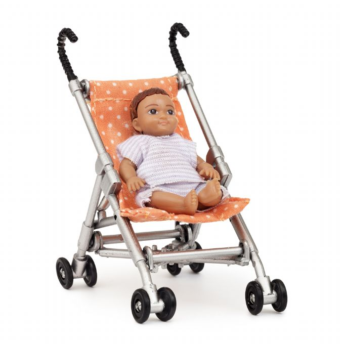 Lundby paraplyklapvogn inkl. baby version 1