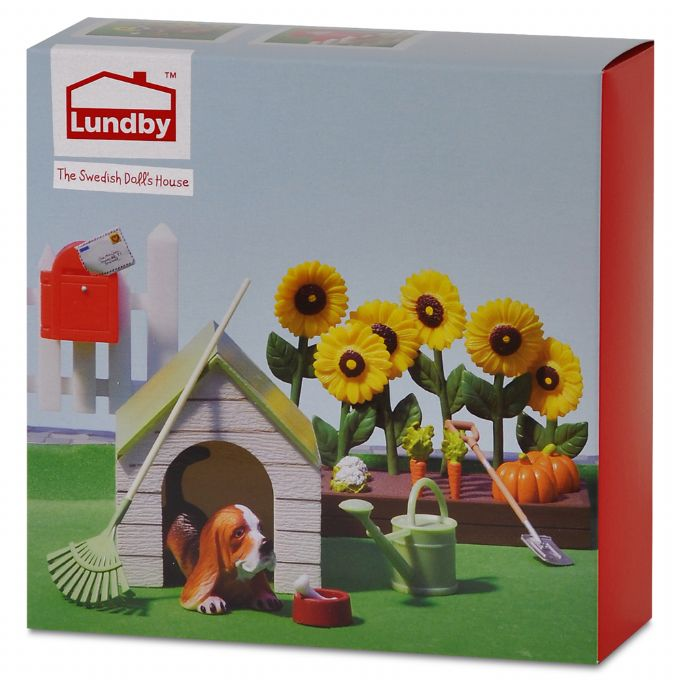 Lundby Garden Set and Doghouse version 2