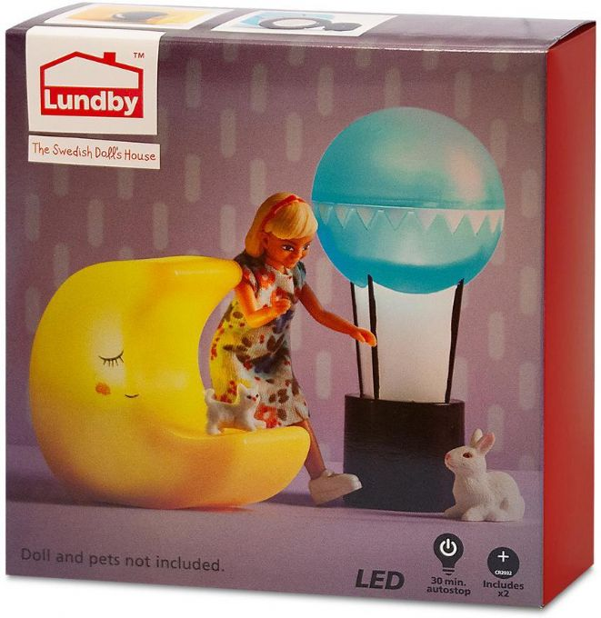 Lundby Lamppusetti: Kuu + Ilmap version 2