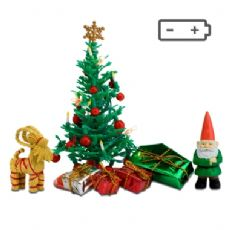 Lundby Christmas tree with battery