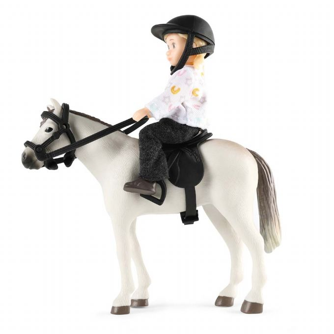 Lundby-Puppe mit Pferd version 3