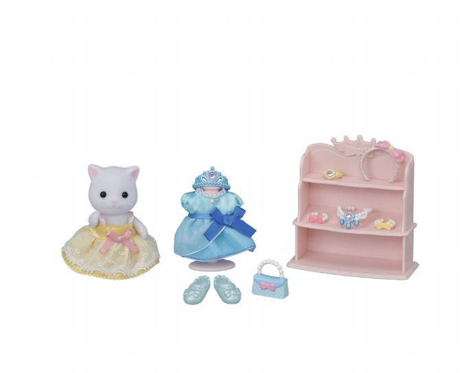 Utkldningsset prinsessor med figur version 1
