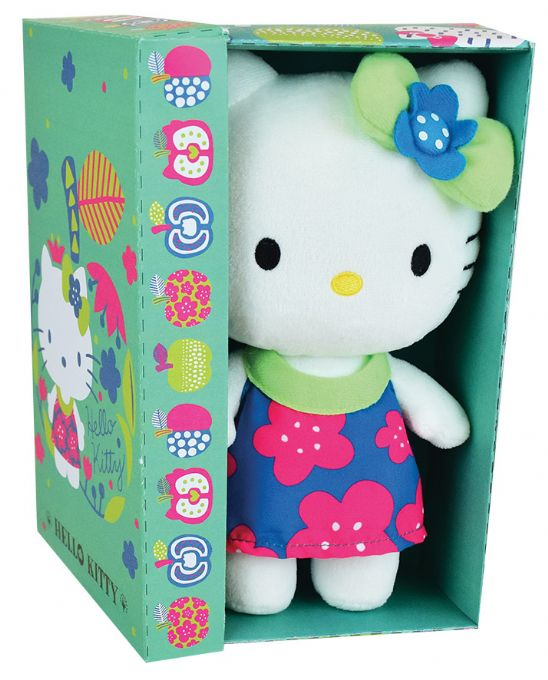 Hello Kitty Grnn gaveeske Teddybjrn 20cm version 3