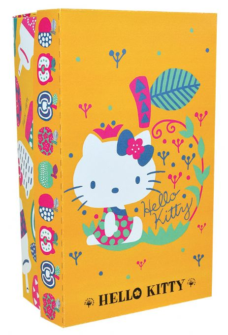 Hello Kitty Gul presentfrpackning Nalle 20cm version 2