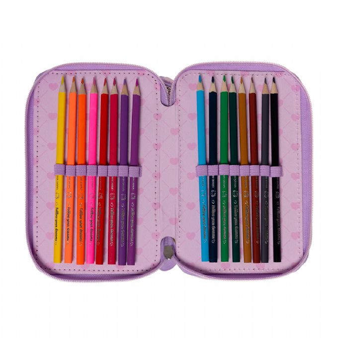 HELLO KITTY, t�ytetty penaali, 3 lokeroa version 4