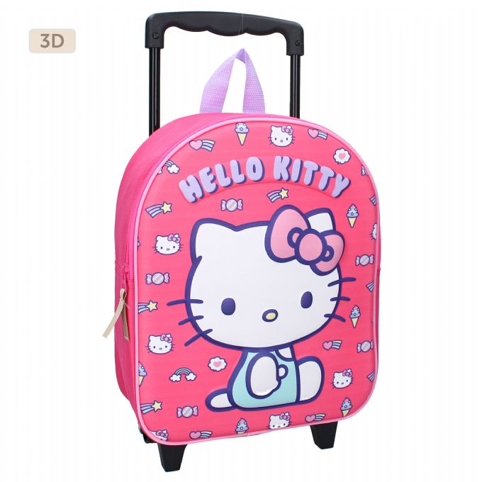 Hello Kitty -rullalaukku 3D version 1