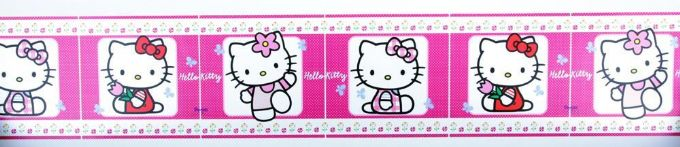Hello Kitty tapetin reunus 15 cm version 8