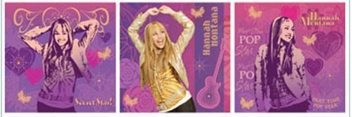Hannah Montana veggklistremerker version 1