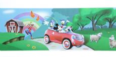 Mickey Mouse road trip wallpaper border 15 cm