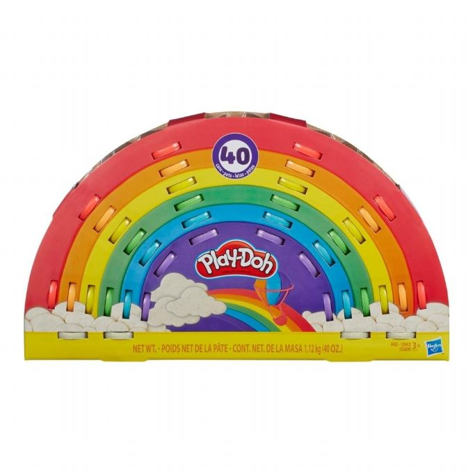 Play-Doh regnbuesett med 40 bøtter version 2