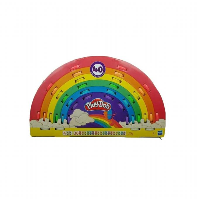Play-Doh regnbgsset med 40 hinkar version 1