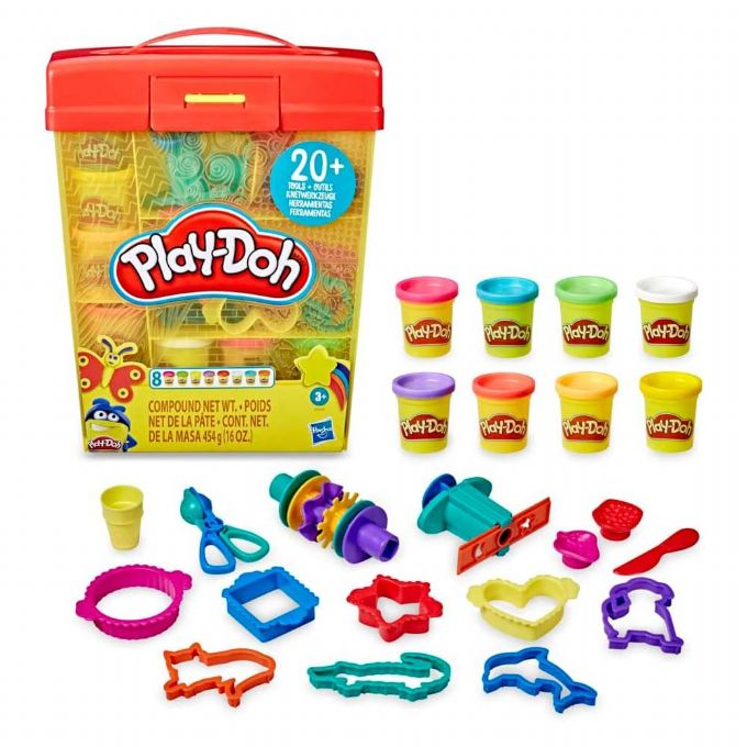 Play-Doh-tykalut ja tallennustila version 1