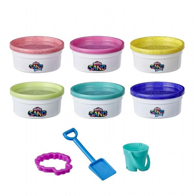 Se Play-Doh Sand 6-pack hos Eurotoys