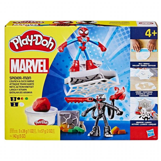 Play-Doh Spiderman Launch & Slice Battle version 2