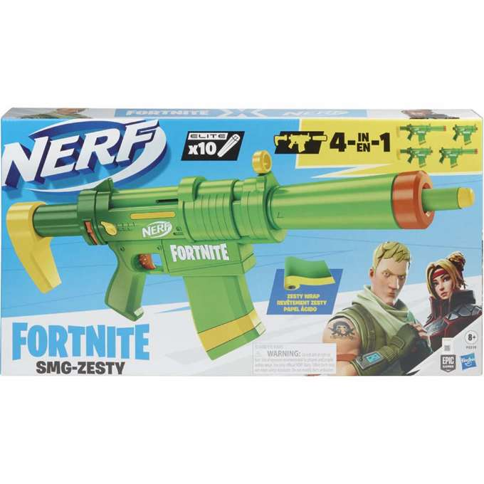 Nerf Fortnite SMG-Zesty -leikkipyssy version 2