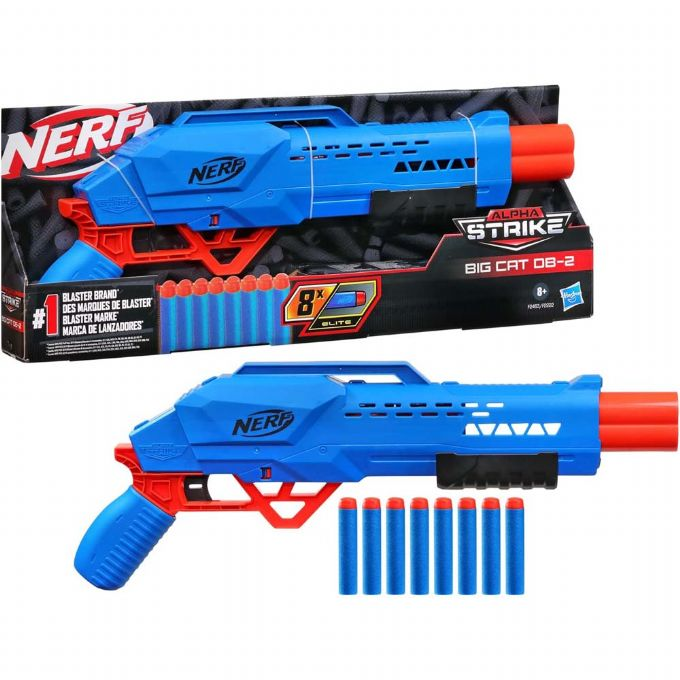 Nerf Alpha Strike Big Cat DB-2 -blasteri version 1