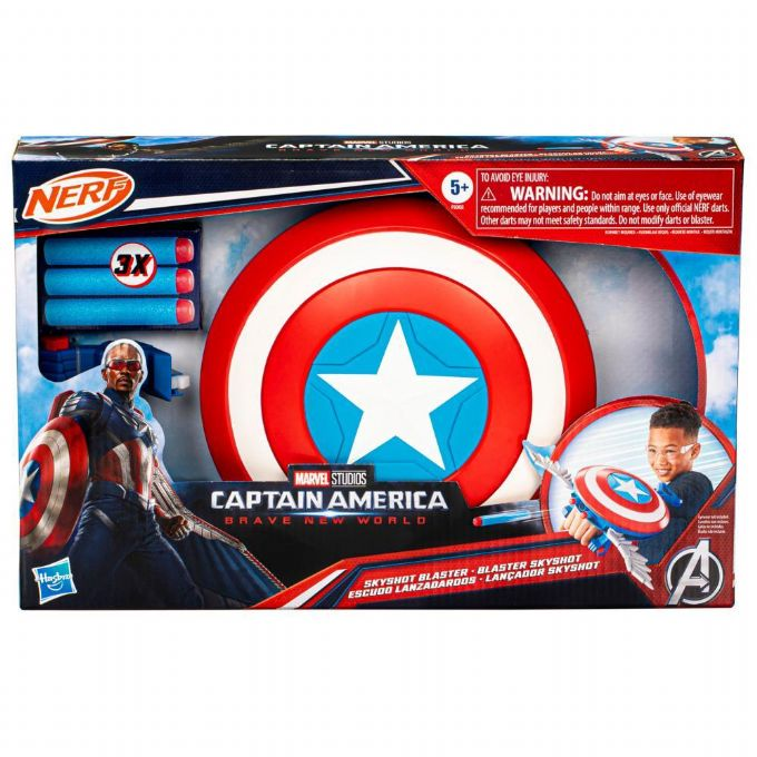 Captain America Nerf Skyshot Blaster version 2