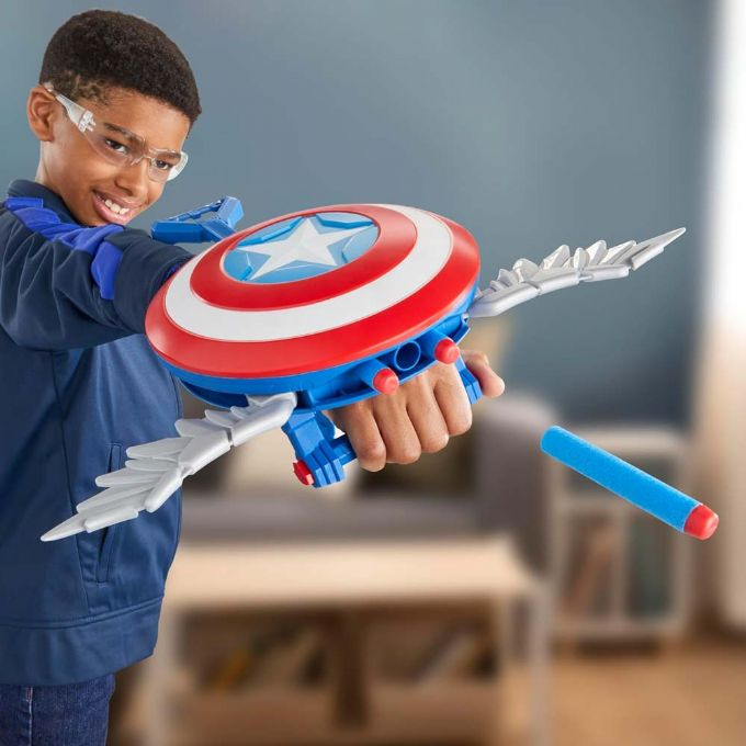 Captain America Nerf Skyshot Blaster version 4