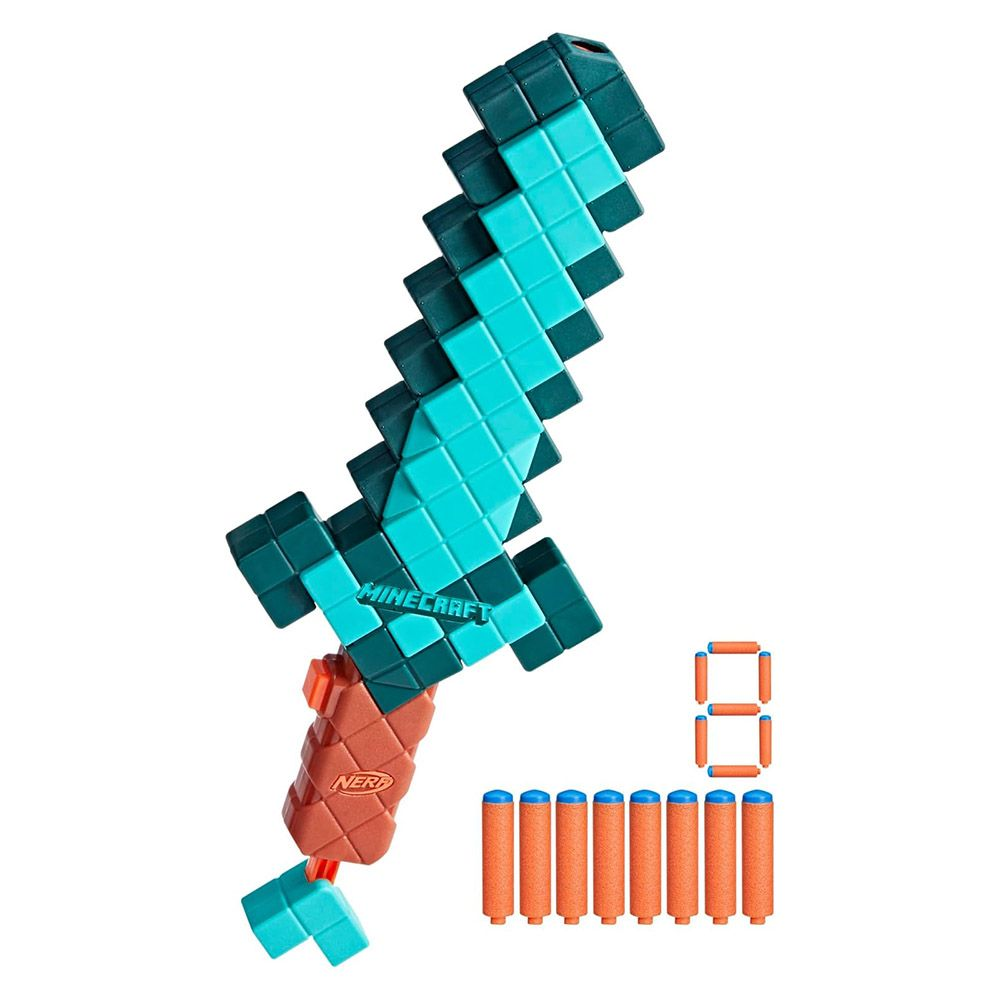 Nerf Blaster Minecraft Diamond Sword Nerf Blaster Minecraft Diamond Sword