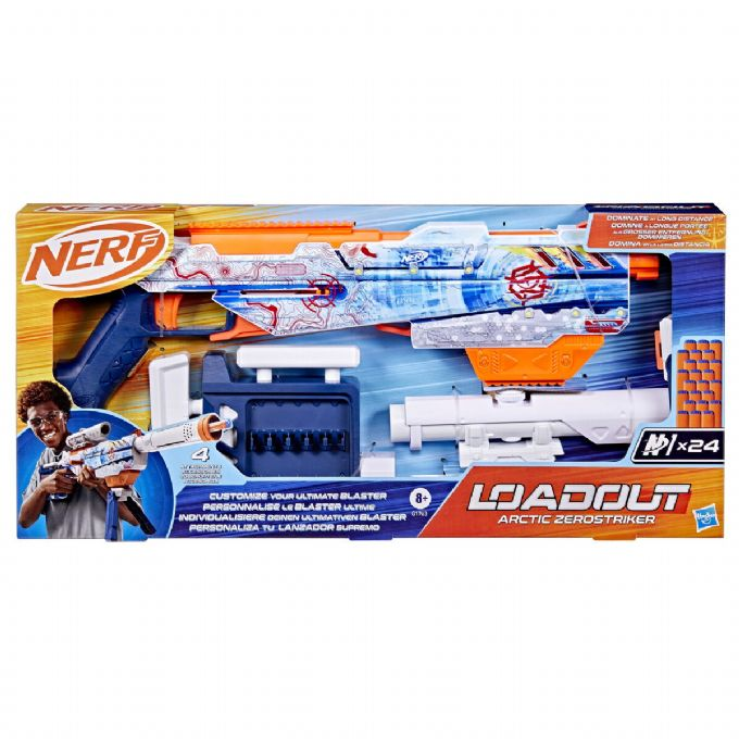 Nerf LoadOut Arctic Zerostriker -kivri version 2