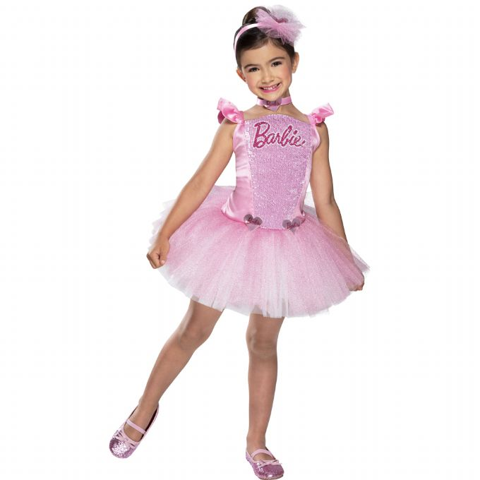 Billede af Barbie ballerina kjole 134 cm